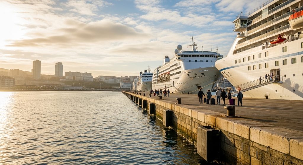 Dúas escalas triples, unha dobre e 17 cruceiros marcarán o inicio da tempada alta no porto de A Coruña