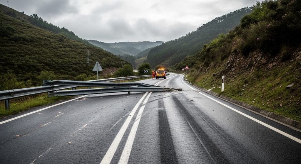 A N-525 segue sendo a vía máis perigosa da provincia de Orense segundo un informe nacional.