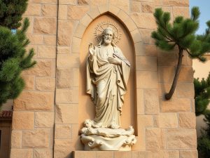 La parroquia de Campolongo inaugura y bendice un relieve de San José de casi cinco metros