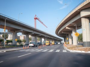 Comeza a demolición do viaduto do CHUAC: cortes e desvíos previstos para a Semana Santa