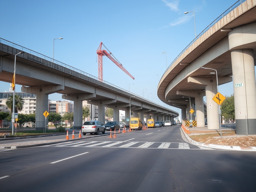 Comienza la demolición del viaducto del CHUAC: cortes y desvíos previstos para Semana Santa
