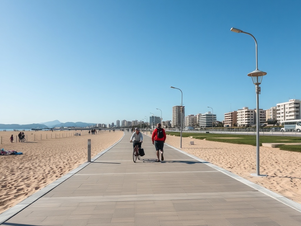 PSOE de Ribeira propón instalar unha pasarela na praia do Prado para mellorar a conexión peonil en Corrubedo