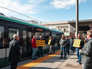 Exigen un transporte público de calidad que no deje a nadie en la comarca