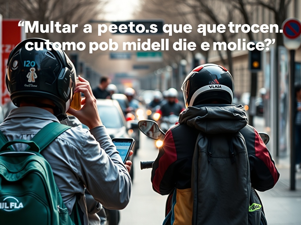 Multar a peatóns que crucen mirando o móbil? O 83,2% dos españois apoia a medida.