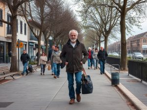 Residentes y usuarios del paseo de O Burgo: "En un mes tendremos otra vez las nevadas de algodón"