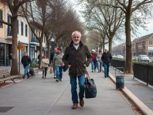 Residentes e usuarios do paseo de O Burgo: "Nun mes teremos outra vez as nevadas de algodón"