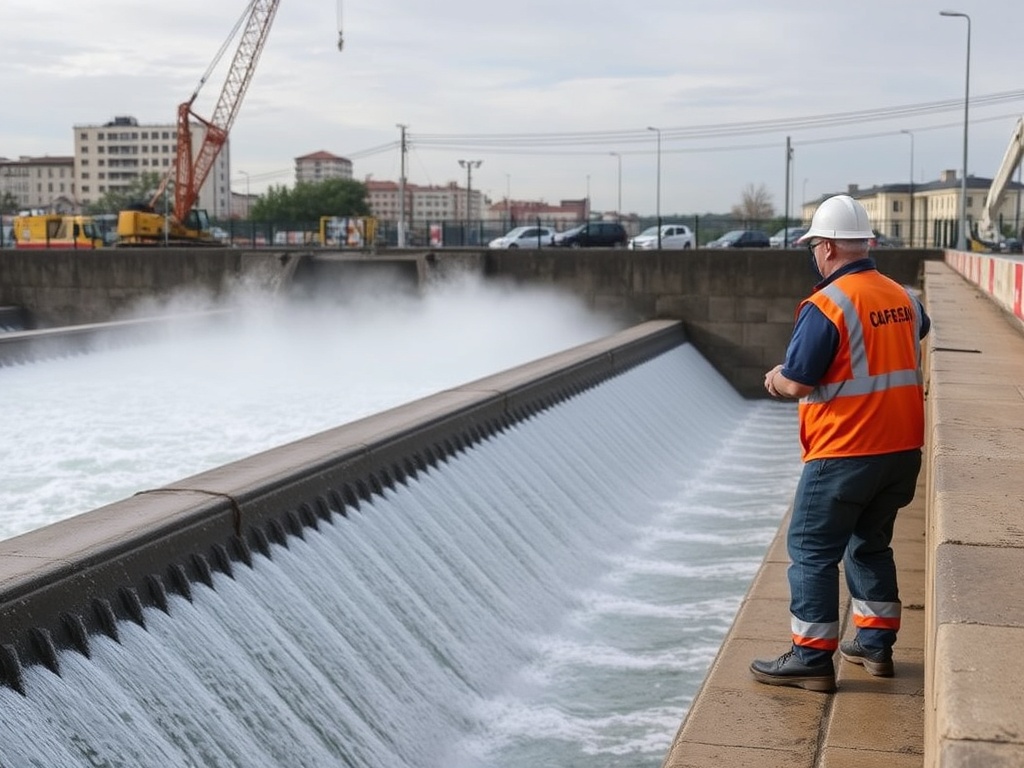 Las obras del saneamiento de Vilagarcía entran en su recta final