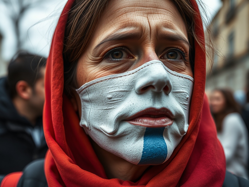 Clara Campoamor: o seu busto en Madrid, vandalizado con pintura na véspera do 8M