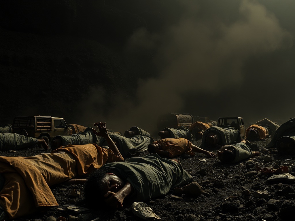 Polo menos 40 mortos nun novo derrubamento nunha mina de coltán da República Democrática do Congo