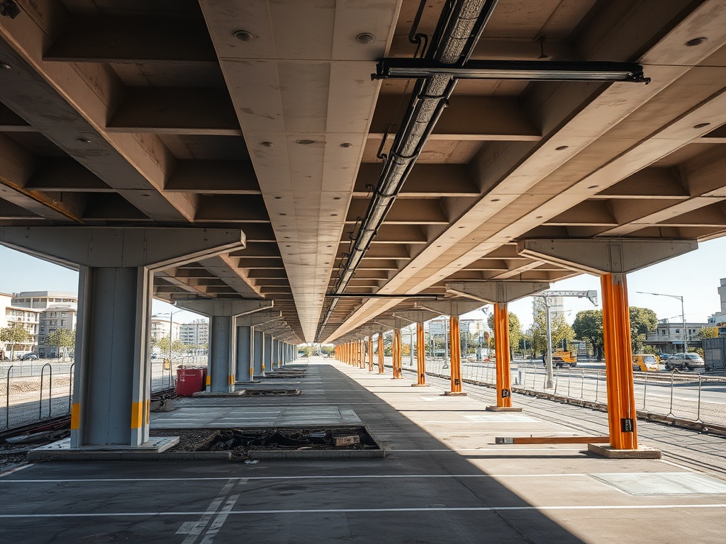 A recta final das obras do novo aparcadoiro modular de Adif en Atocha