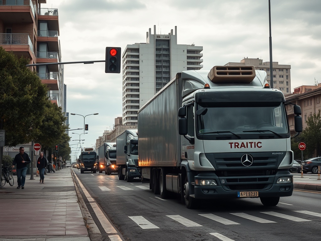 Tráfico pon o foco nos camións galegos: 60 multas cada día por fallos de seguridade