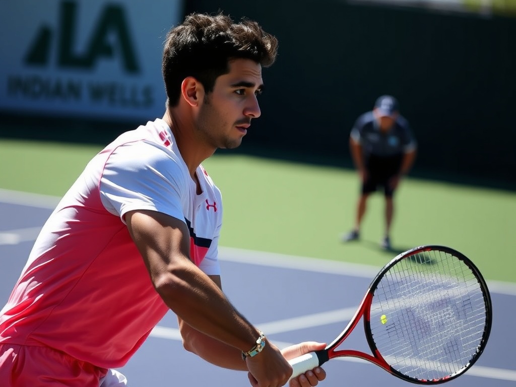 Alcaraz debutará en Indian Wells ante o home que puido cambiar a súa sorte en Wimbledon