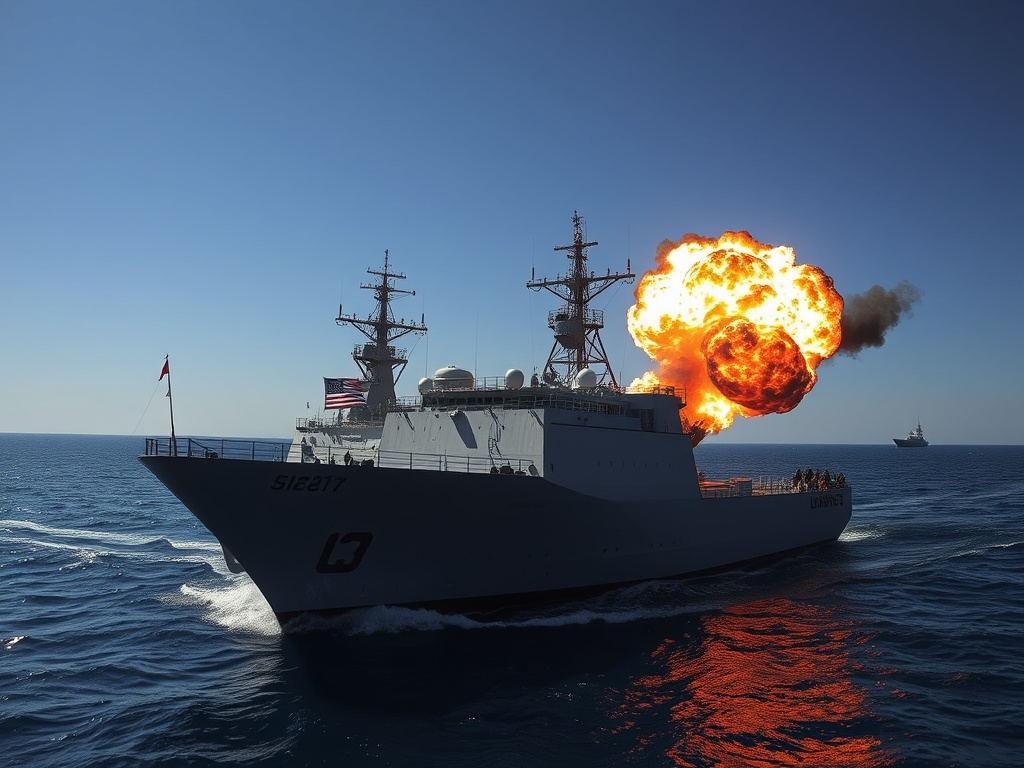 Estados Unidos destrúe un buque portadrones iraní