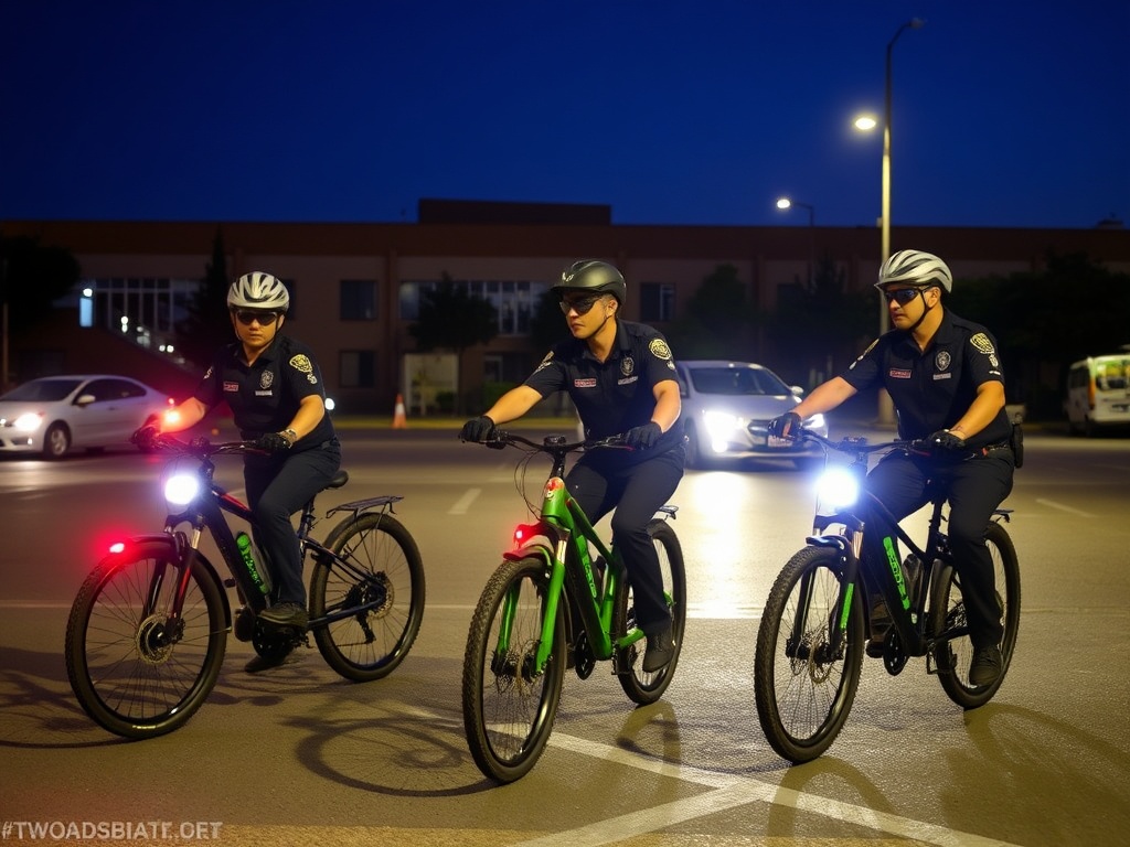 A Policía Local intercepta tres falsas bicicletas eléctricas que superaban os 50 km/h