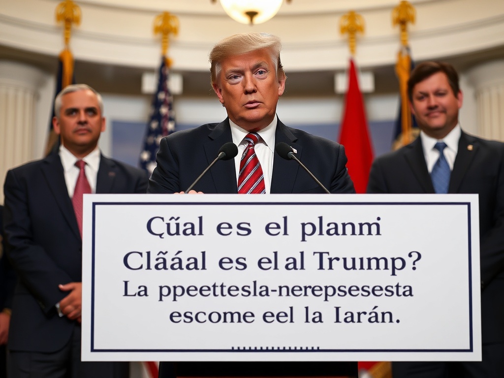 Cal é o plan de Trump? A pregunta sen resposta da guerra de Irán