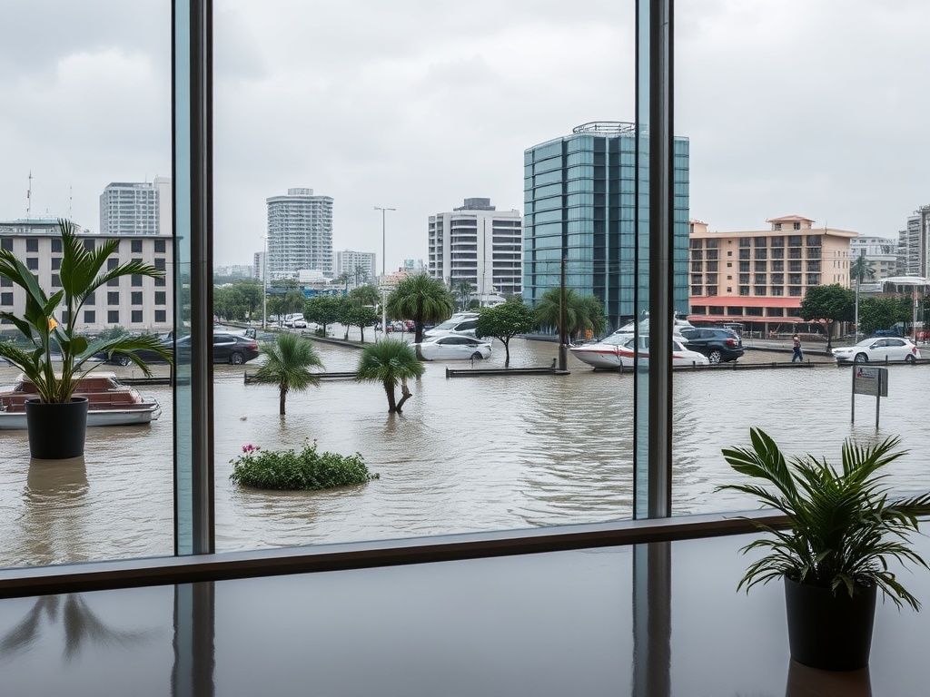 Xinzo solicita axuda ao Estado tras cuantificar en 1,1 millóns os danos das inundacións