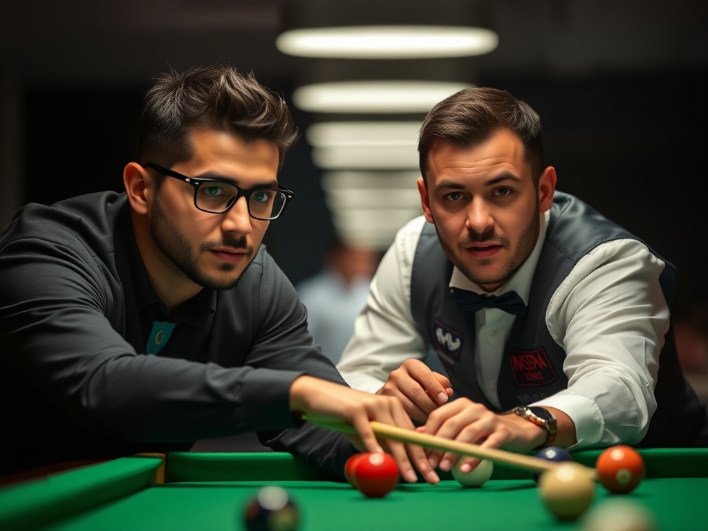 Os billaristas Juan Pedro Durán, 'Gussy', e Diego Rey participarán no campionato europeo de snooker