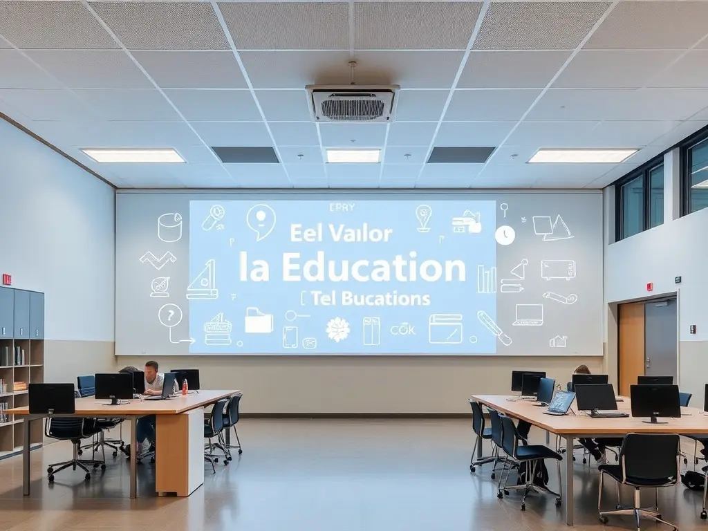 Unha instalación reivindica no IES Gregorio Fernández de Sarria o valor da educación