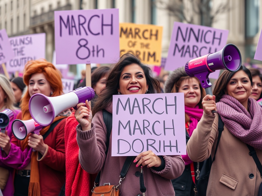 Directo | O feminismo maniféstase polo 8M co eco dun mundo en conflito