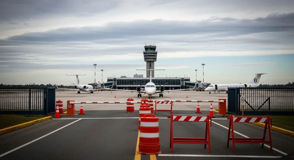 O peche de Lavacolla durante 35 días asesta un novo golpe á frágil recuperación do aeroporto de Santiago