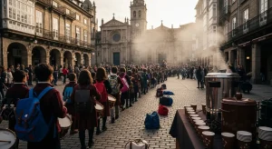 Máis de 2.200 escolares e 50 colexios enchen Vigo na Reconquistiña que abre a semana grande