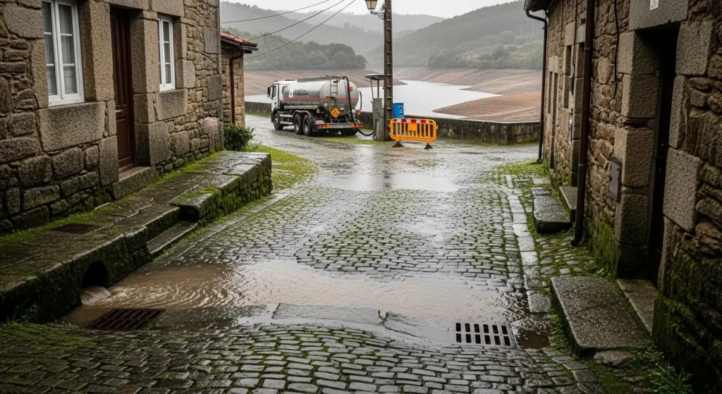 A paradoxa da auga: cando abundan as precipitacións e falta o abastecemento