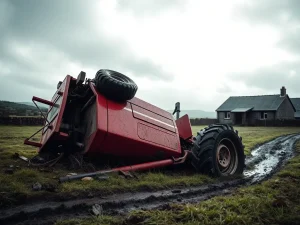 Un home falece tras volcar o seu tractor nunha parcela de O Corgo