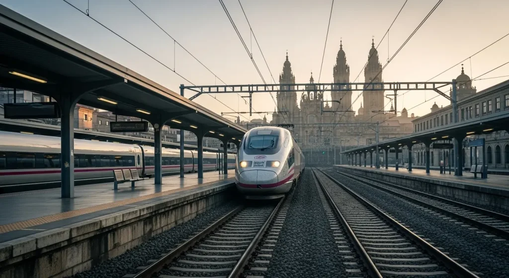 Santiago suma unha parada temperá do AVE a Madrid e eleva a 12 as frecuencias diarias