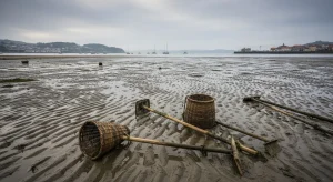 A mariscadora de Noia que converteu a ría nun escenario viral: entre a marea e os 300.000 seguidores