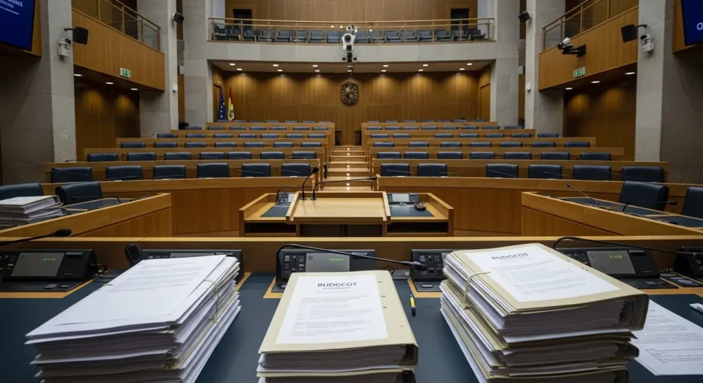 A oposición de Santiago tumba os orzamentos e aboca a Sanmartín a unha cuestión de confianza