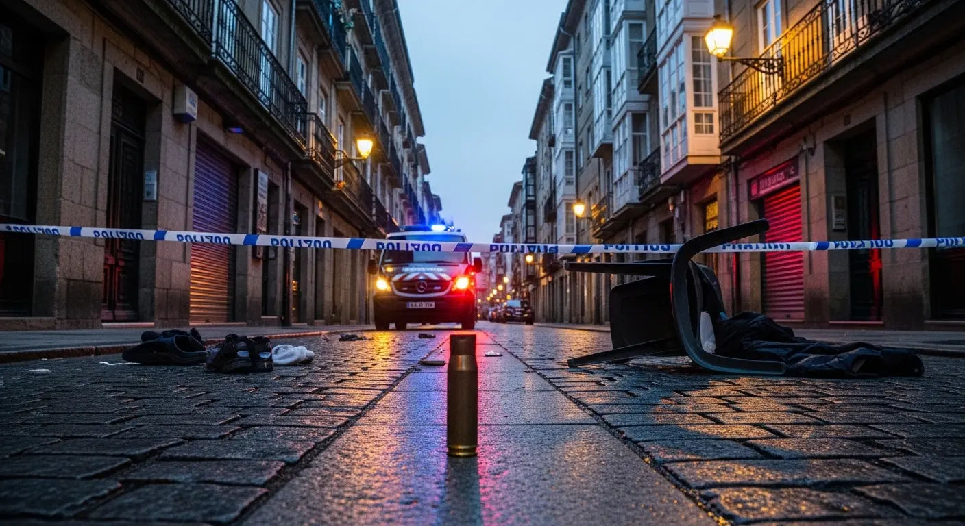 Tiro en plena calle de Lugo tras una reyerta entre dos familias: la Policía identifica al autor pero aún no hay detenidos