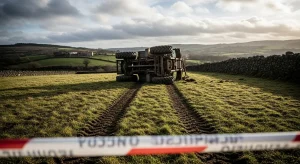 Falece un agricultor de 73 anos tras volcar o seu tractor nunha finca de O Corgo