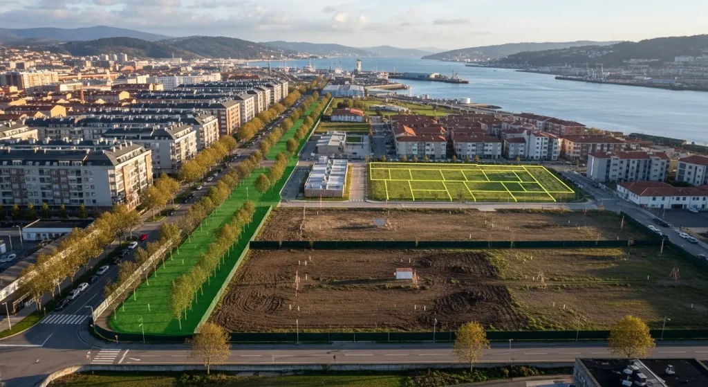 A Xunta impulsa en Lavadores un novo barrio de vivenda protexida con 2.000 fogares e un gran corredor verde