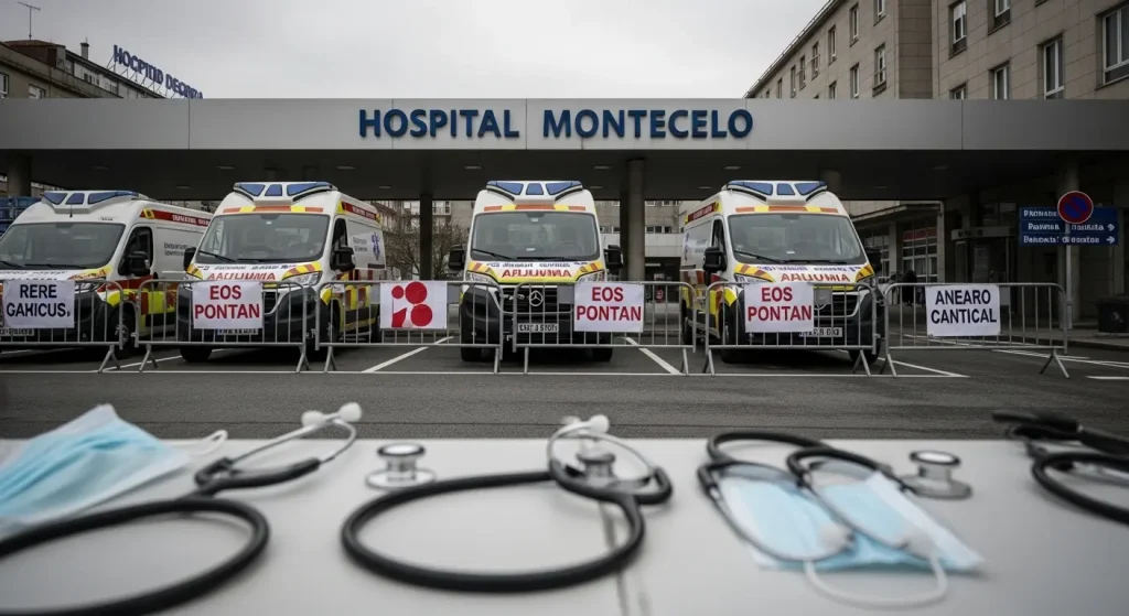 Montecelo e O Salnés, ao fronte da folga de médicos que tensiona a sanidade galega