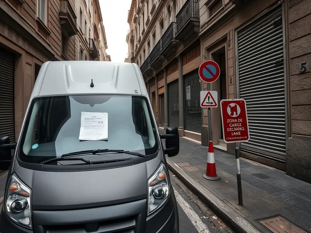 Medra a tensión no Ensanche de Santiago polo endurecemento das sancións nas zonas de carga e descarga