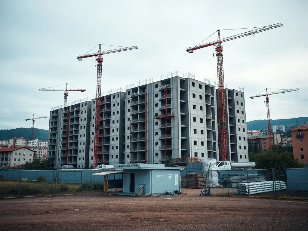 A construción de vivenda desplómase: 2025 rexistra a segunda peor cifra desde a pandemia