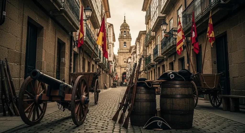 Vigo póñese o traxe de 1809: a Reconquista converte o Casco Vello nunha máquina do tempo