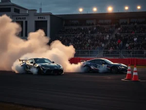 Goma, fume e entusiasmo: arrinca o MotorShow no Pazo de Feiras de Lugo