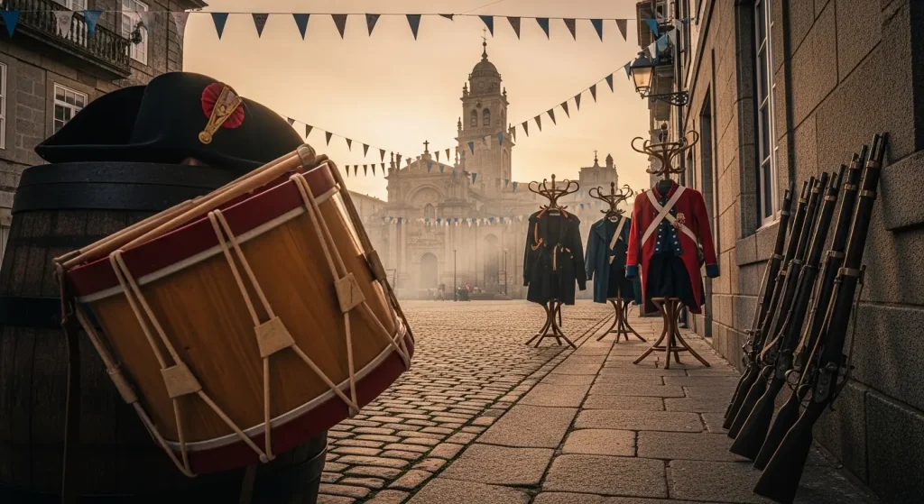 Vigo retrocede a 1809: o Casco Vello énchese de uniformes e tambores coa festa da Reconquista