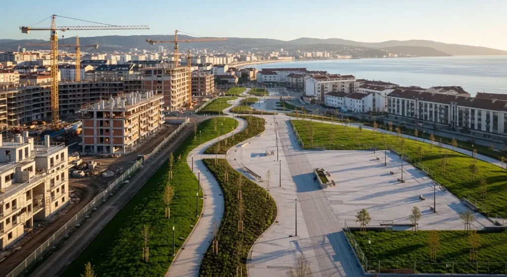 A Xunta impulsa en Lavadores un barrio de 2.000 vivendas protexidas con corredor verde e praza pública