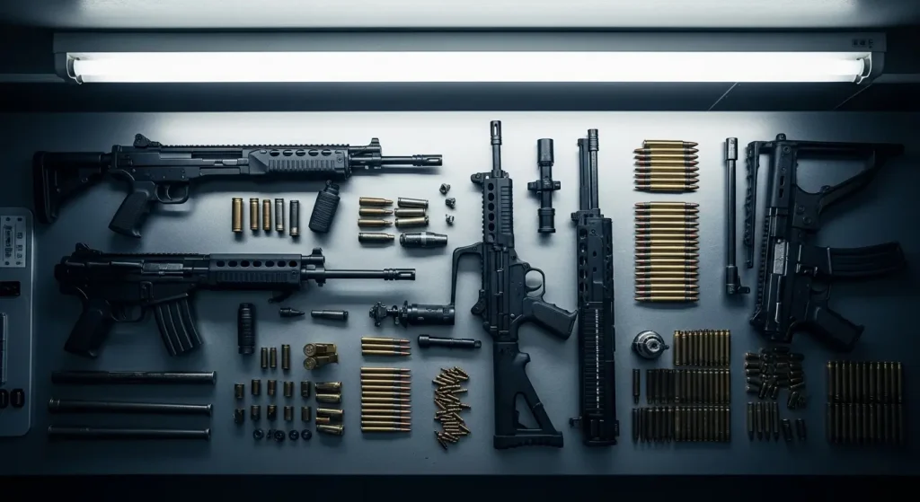 O inquietante catálogo da violencia: cando o narcotráfico arma o seu propio bazar