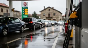 As rebaixas fiscais deixan o diésel por debaixo dos 2 €/l nalgúns puntos de Galicia e provocan colas nas gasolineiras