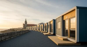 O modelo das casas cápsula de O Grove entra na axenda estatal como alternativa asequible