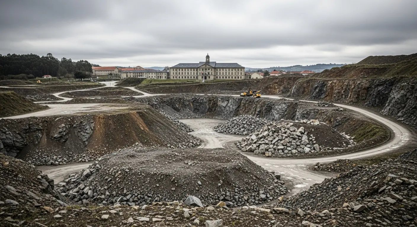 Goretti Sanmartín exige a la Xunta un calendario para retirar los residuos de la cantera de Miramontes