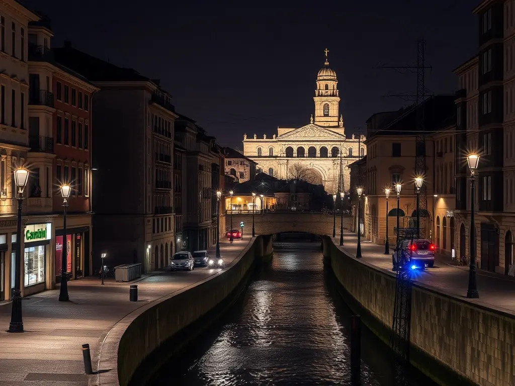 Ourense recupera o subministro eléctrico en plena madrugada tras o apagón que deixou Europa ás escuras