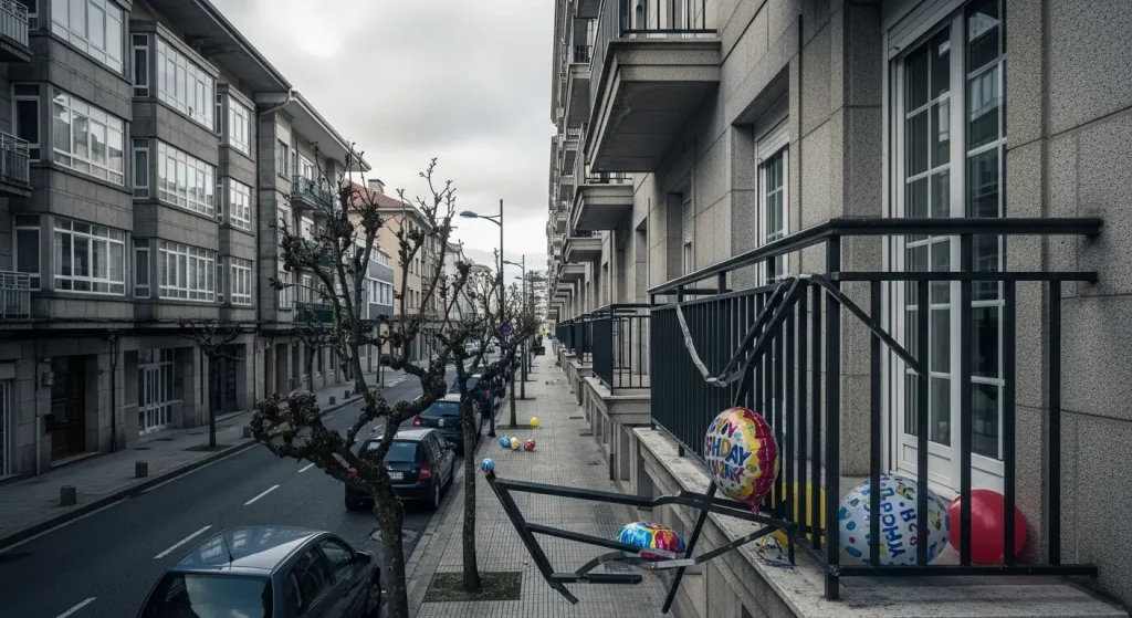 Tres menores resultan feridos ao caer dende un balcón en Vimianzo durante unha festa de aniversario