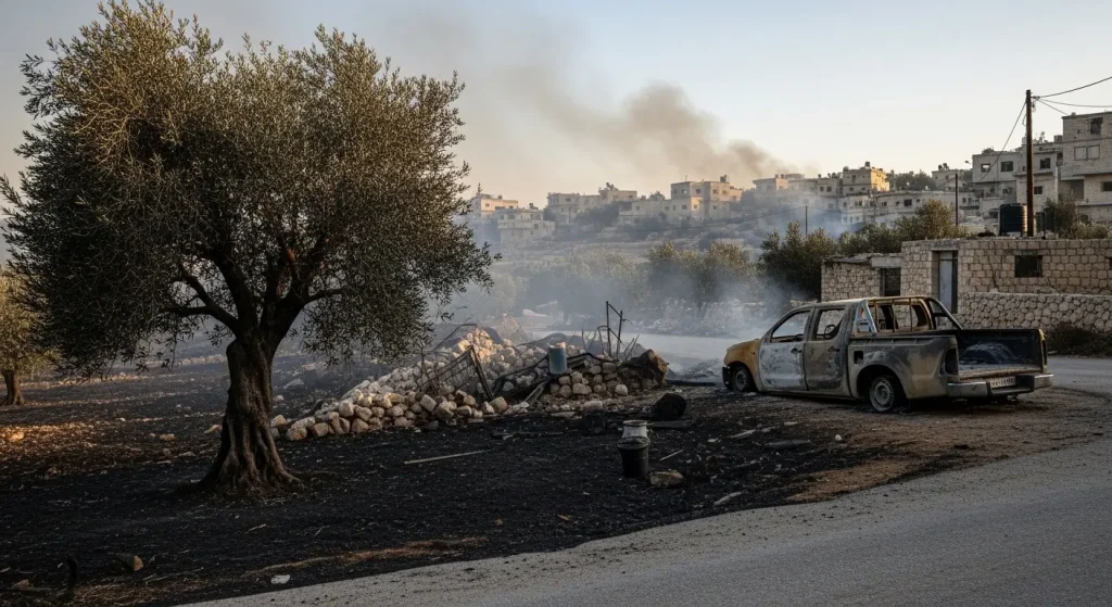 Colonos israelís desatan unha onda de ataques en Cisxordania tras a morte dun mozo