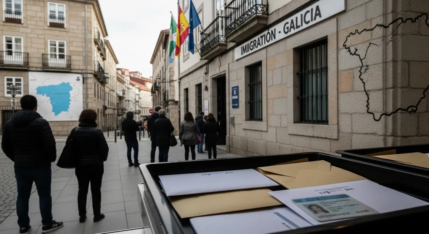 La población extranjera con residencia legal crece el doble en Galicia que en la media española