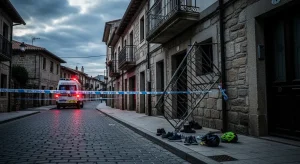 Tres menores caen desde un primeiro piso en Vimianzo durante unha festa: un permanece na UCI en Santiago