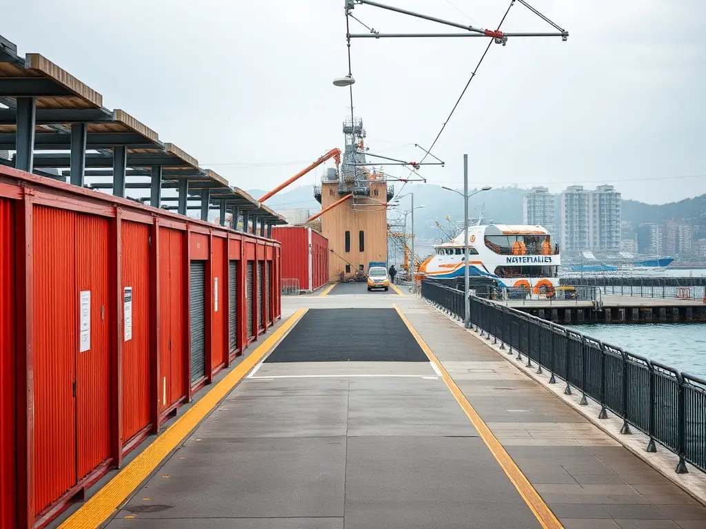 O estaleiro Freire pide 43 metros cadrados ao Porto en Coia para ampliar vestiarios e oficinas